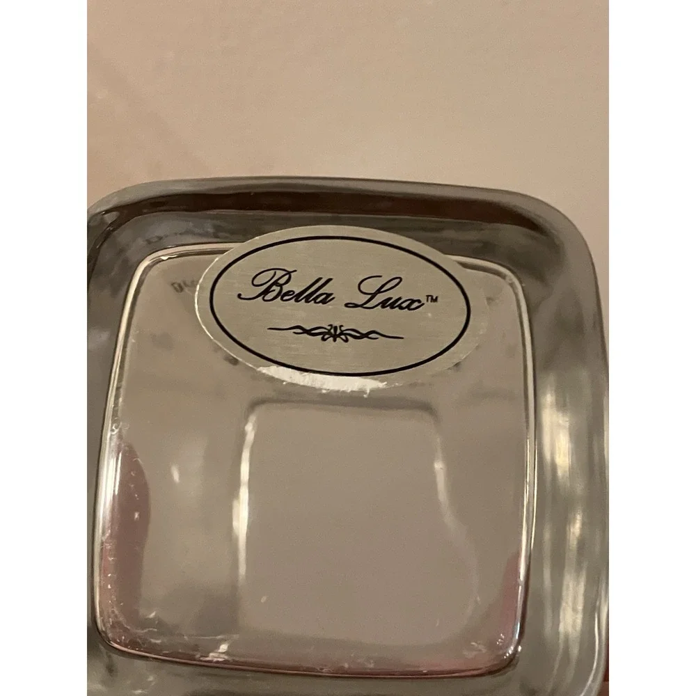 Bella Lux Glass Jars Dr H. Gnadendorff Apothecary Bathroom Storage Chrome